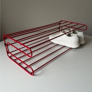 Retro Pop vintage 90s IKEA Frän floor shoe rack or entry string shelf / Pop Art